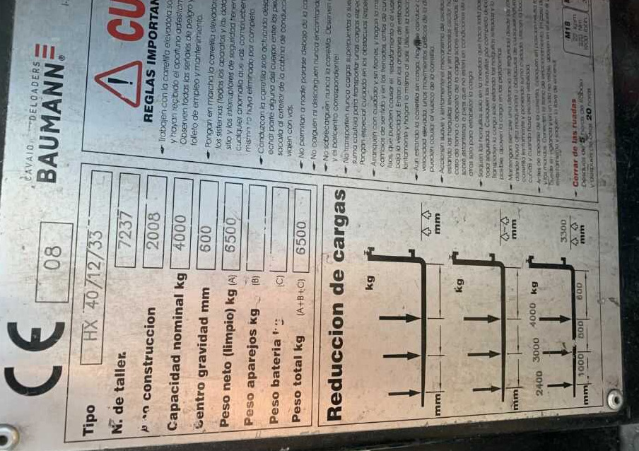 Baumann HX40/12/33 - Boční vozík: obrázek 4 Baumann HX40/12/33 - Boční vozík: obrázek 4