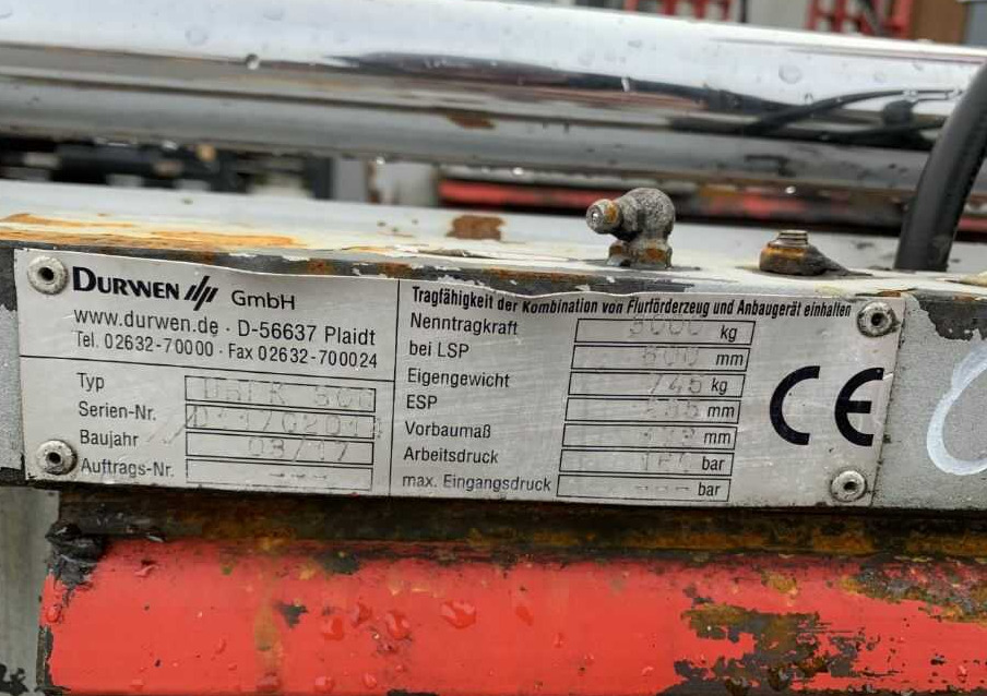 Durwen DRPK30C - Vidle pro Vysokozdvižný vozík: obrázek 5 Durwen DRPK30C - Vidle pro Vysokozdvižný vozík: obrázek 5
