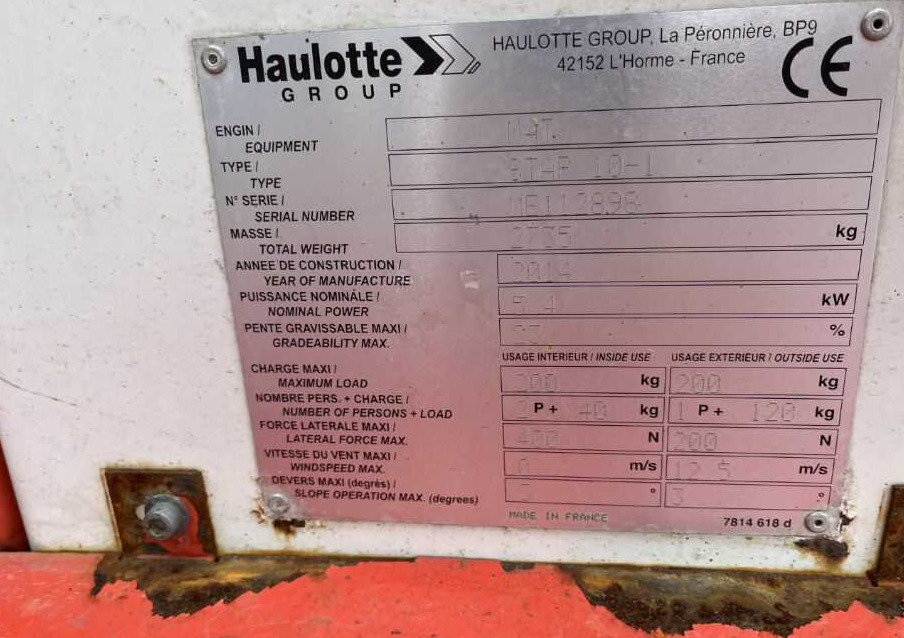 Haulotte STAR 10-1 - Vertikální sloupový výtah: obrázek 4 Haulotte STAR 10-1 - Vertikální sloupový výtah: obrázek 4