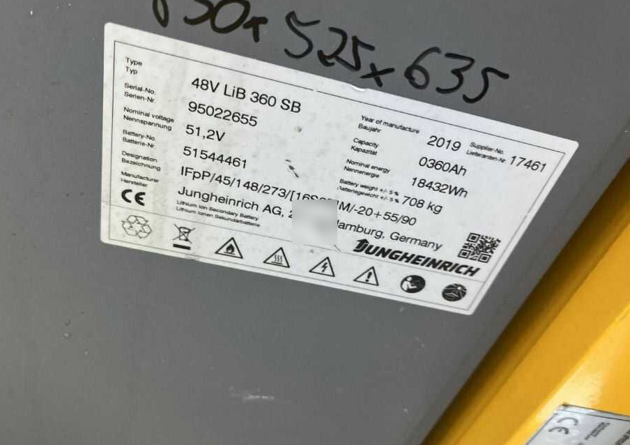 Jungheinrich EFG215 - Elektrický vysokozdvižný vozík: obrázek 5 Jungheinrich EFG215 - Elektrický vysokozdvižný vozík: obrázek 5