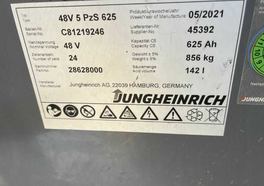 Jungheinrich EFG216k - Elektrický vysokozdvižný vozík: obrázek 5 Jungheinrich EFG216k - Elektrický vysokozdvižný vozík: obrázek 5