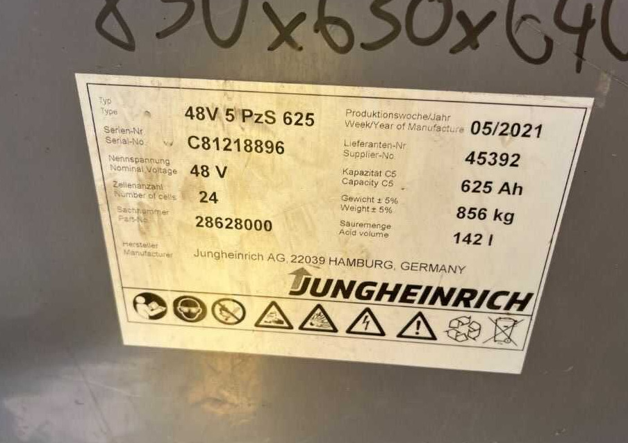 Jungheinrich EFG216k - Elektrický vysokozdvižný vozík: obrázek 5 Jungheinrich EFG216k - Elektrický vysokozdvižný vozík: obrázek 5