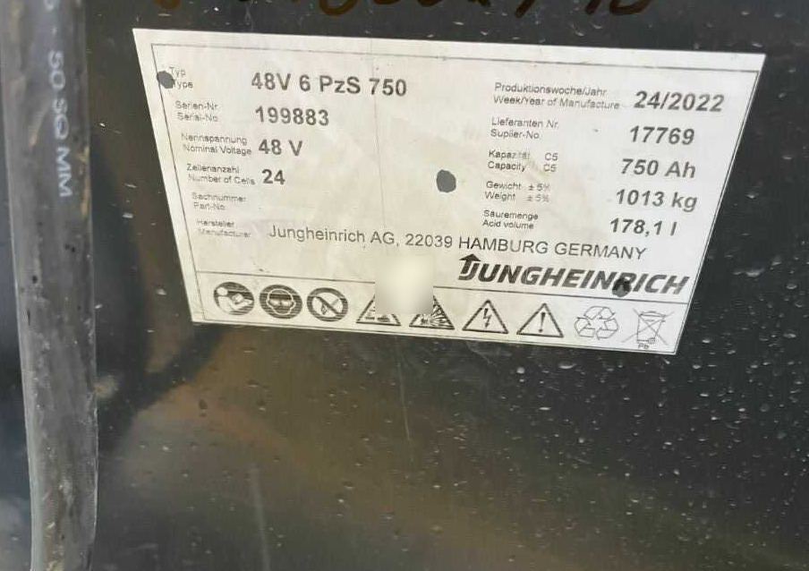 Jungheinrich EFG220 - Elektrický vysokozdvižný vozík: obrázek 5 Jungheinrich EFG220 - Elektrický vysokozdvižný vozík: obrázek 5