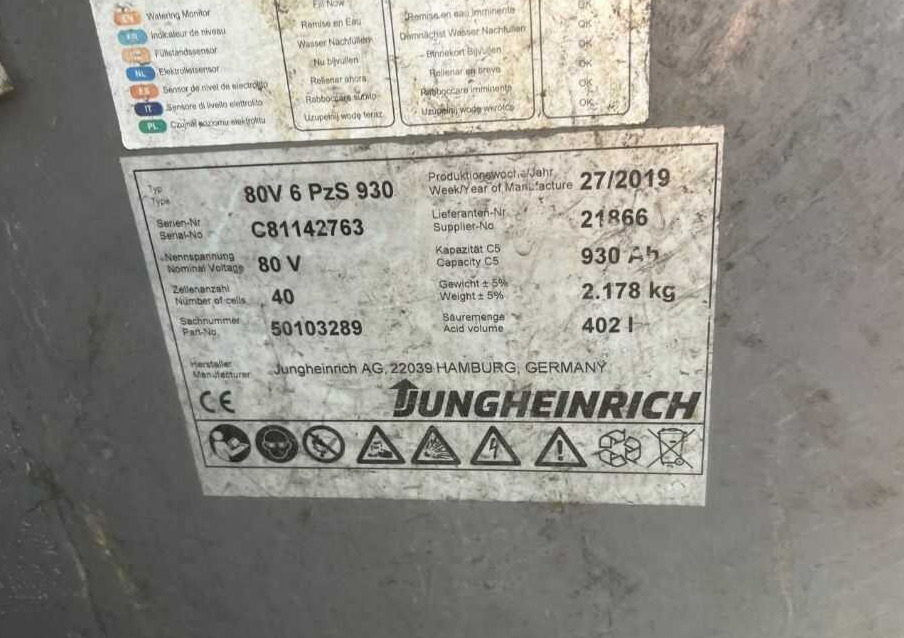 Jungheinrich EFG550 - Elektrický vysokozdvižný vozík: obrázek 4 Jungheinrich EFG550 - Elektrický vysokozdvižný vozík: obrázek 4