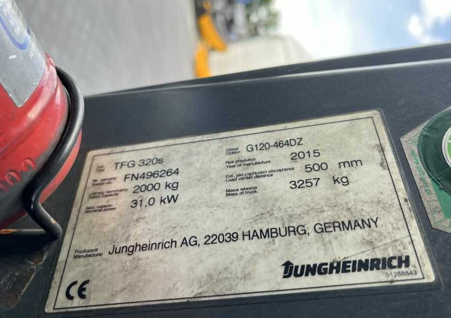 Jungheinrich TFG320s - Plynový vysokozdvižný vozík: obrázek 4 Jungheinrich TFG320s - Plynový vysokozdvižný vozík: obrázek 4