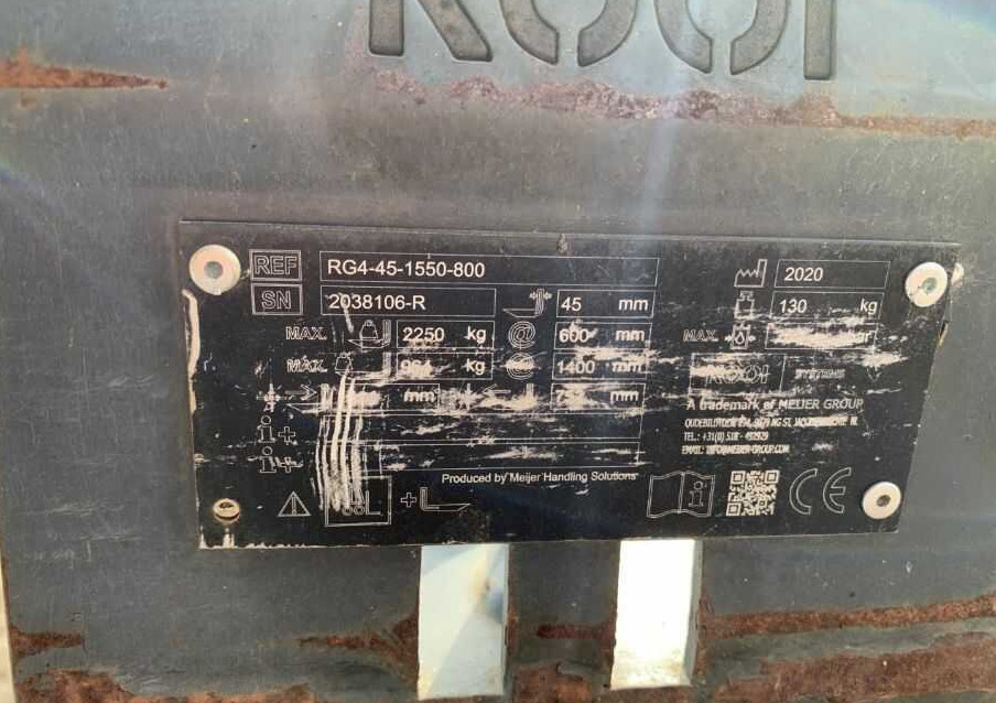 Kooi RG4-45-1550 - Výložník pro Manipulační technika: obrázek 3 Kooi RG4-45-1550 - Výložník pro Manipulační technika: obrázek 3