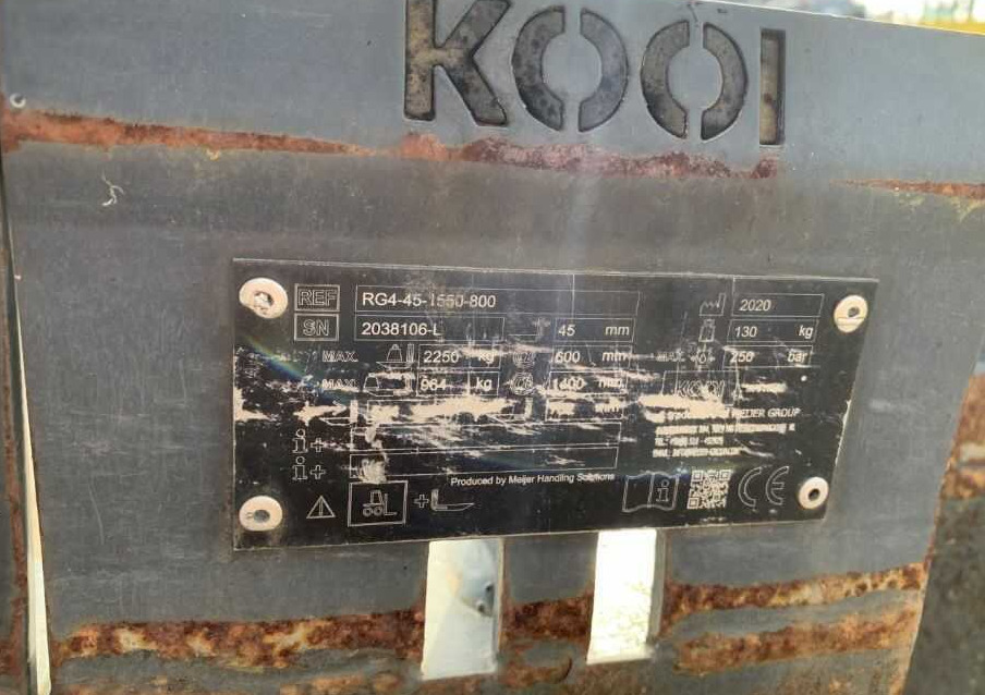 Kooi RG4-45-1550 - Výložník pro Manipulační technika: obrázek 4 Kooi RG4-45-1550 - Výložník pro Manipulační technika: obrázek 4