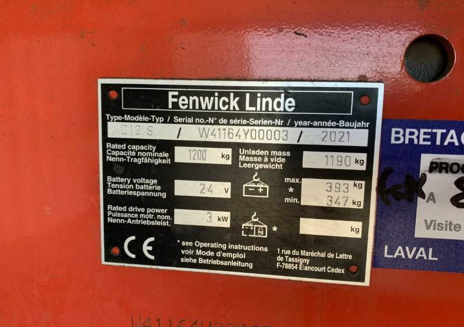 Linde D12S - Stohovací vozík: obrázek 4 Linde D12S - Stohovací vozík: obrázek 4
