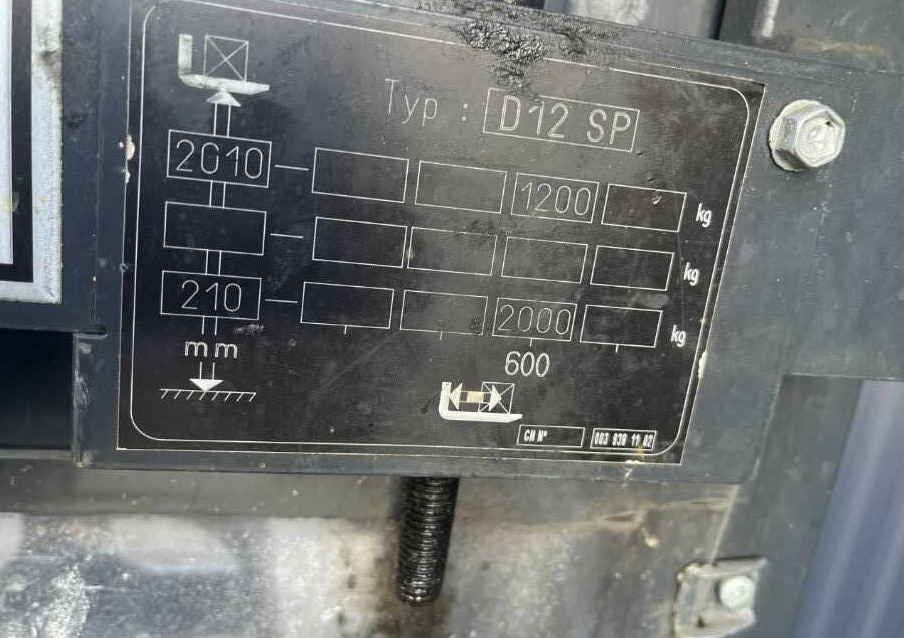 Linde D12SP - Stohovací vozík: obrázek 4 Linde D12SP - Stohovací vozík: obrázek 4