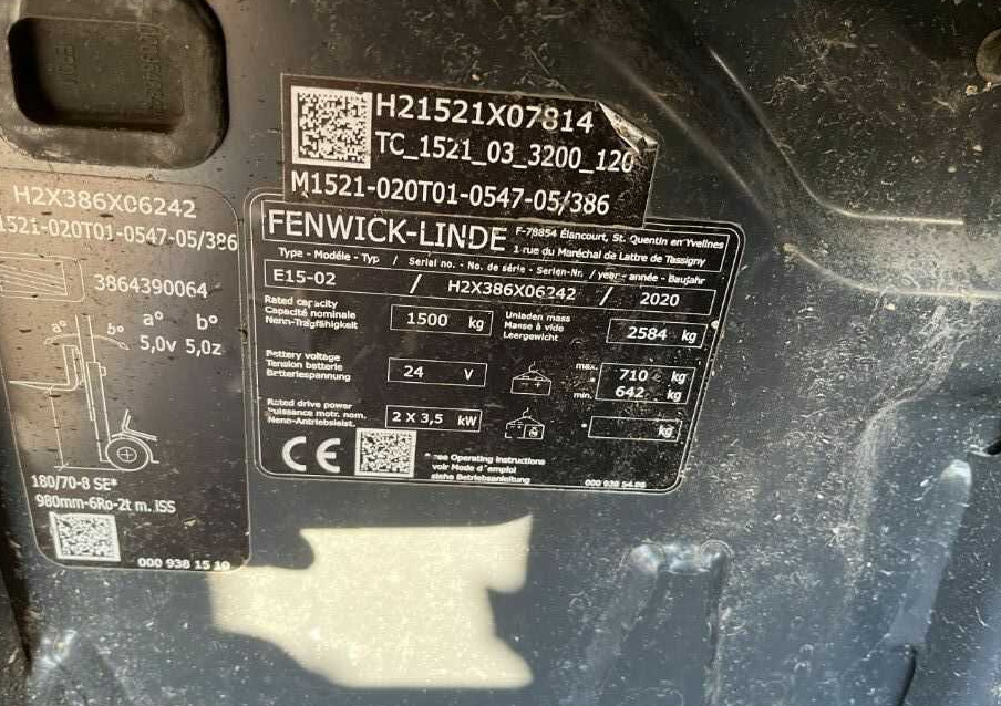 Linde E15-02 - Elektrický vysokozdvižný vozík: obrázek 4 Linde E15-02 - Elektrický vysokozdvižný vozík: obrázek 4