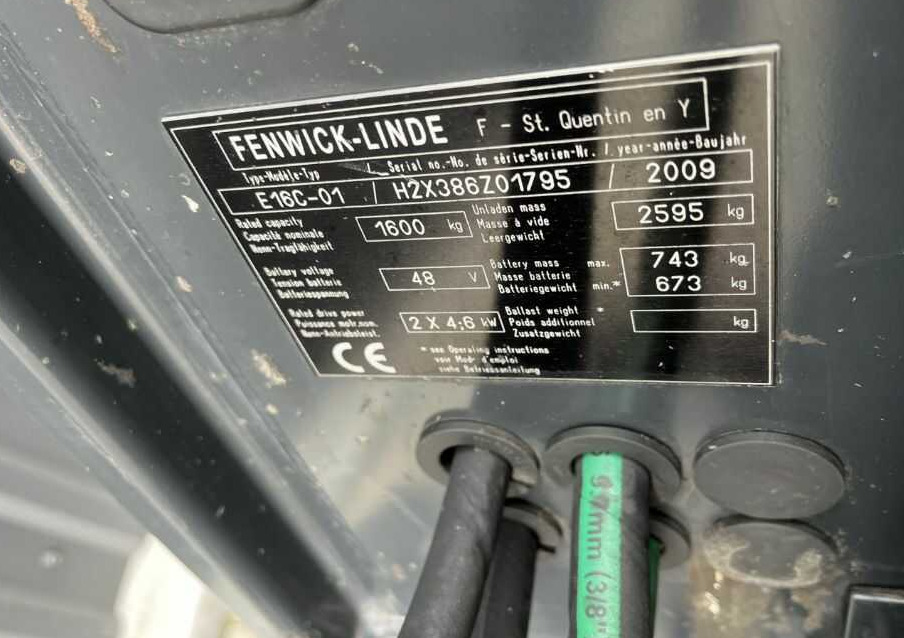 Linde E16C-01 - Elektrický vysokozdvižný vozík: obrázek 4 Linde E16C-01 - Elektrický vysokozdvižný vozík: obrázek 4