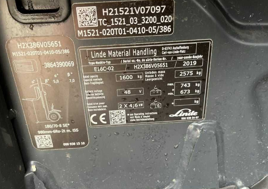 Linde E16C-02 - Elektrický vysokozdvižný vozík: obrázek 4 Linde E16C-02 - Elektrický vysokozdvižný vozík: obrázek 4