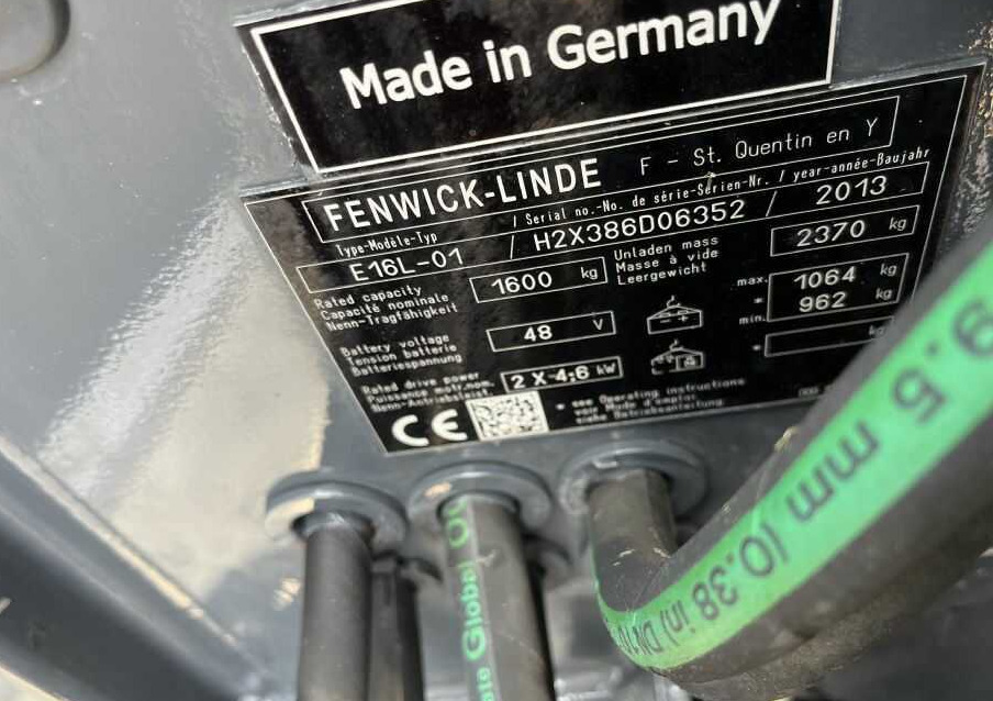 Linde E16L - Elektrický vysokozdvižný vozík: obrázek 4 Linde E16L - Elektrický vysokozdvižný vozík: obrázek 4