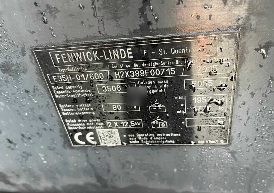 Linde E35H-01/600 - Elektrický vysokozdvižný vozík: obrázek 4 Linde E35H-01/600 - Elektrický vysokozdvižný vozík: obrázek 4