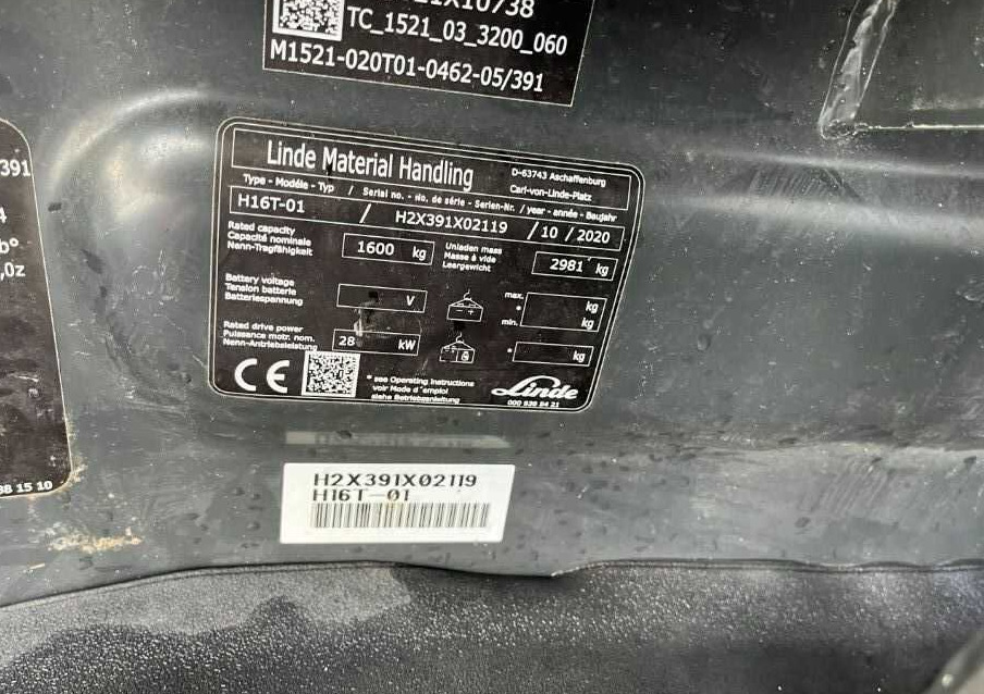 Linde H16T-01 - Plynový vysokozdvižný vozík: obrázek 4 Linde H16T-01 - Plynový vysokozdvižný vozík: obrázek 4