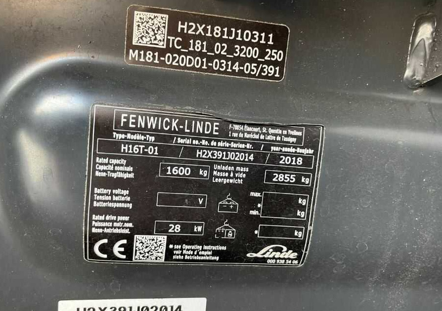 Linde H16T-01 - Plynový vysokozdvižný vozík: obrázek 4 Linde H16T-01 - Plynový vysokozdvižný vozík: obrázek 4