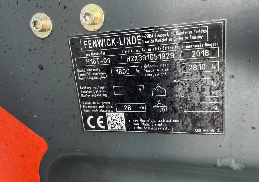 Linde H16T-01 - Plynový vysokozdvižný vozík: obrázek 4 Linde H16T-01 - Plynový vysokozdvižný vozík: obrázek 4