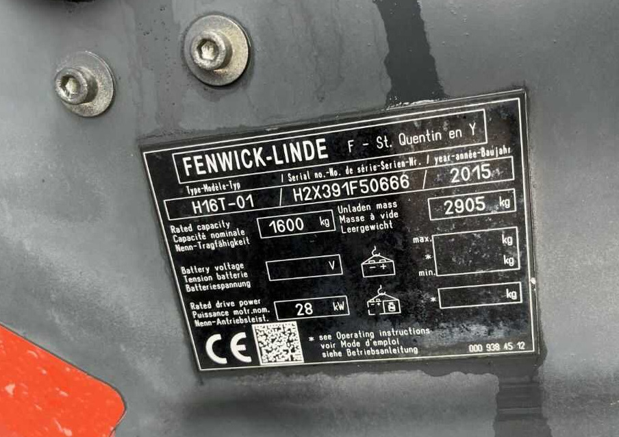 Linde H16T-01 - Plynový vysokozdvižný vozík: obrázek 4 Linde H16T-01 - Plynový vysokozdvižný vozík: obrázek 4