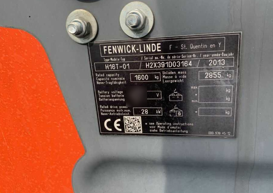 Linde H16T-01 - Plynový vysokozdvižný vozík: obrázek 4 Linde H16T-01 - Plynový vysokozdvižný vozík: obrázek 4