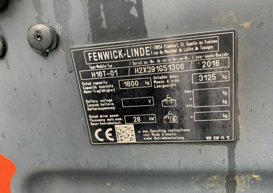 Linde H16T-01 - Plynový vysokozdvižný vozík: obrázek 4 Linde H16T-01 - Plynový vysokozdvižný vozík: obrázek 4