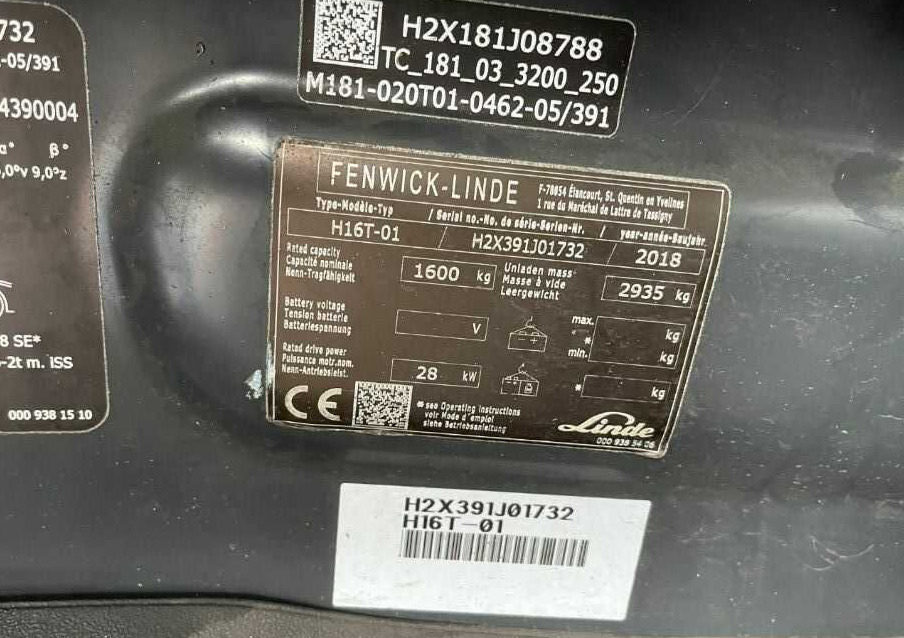 Linde H16T-01 - Plynový vysokozdvižný vozík: obrázek 4 Linde H16T-01 - Plynový vysokozdvižný vozík: obrázek 4