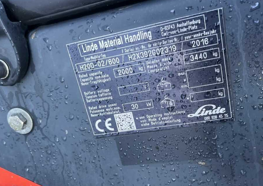 Linde H20D-02/600 - Dieselový vysokozdvižný vozík: obrázek 4 Linde H20D-02/600 - Dieselový vysokozdvižný vozík: obrázek 4