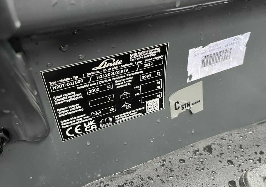 Linde H20T-01/600 - Plynový vysokozdvižný vozík: obrázek 4 Linde H20T-01/600 - Plynový vysokozdvižný vozík: obrázek 4