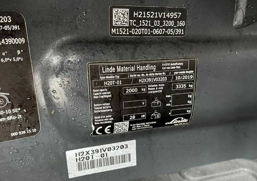 Linde H20T-01 - Plynový vysokozdvižný vozík: obrázek 4 Linde H20T-01 - Plynový vysokozdvižný vozík: obrázek 4