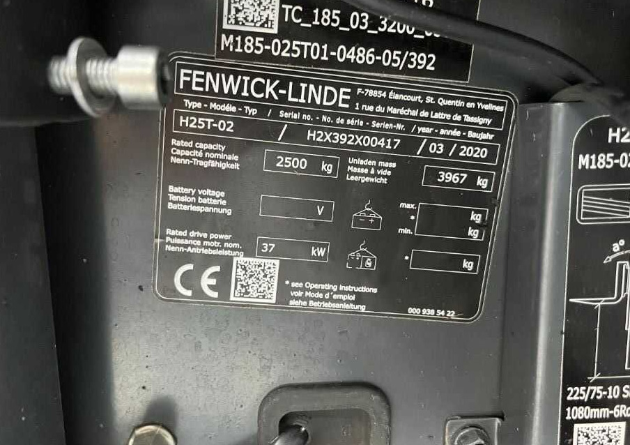 Linde H25T-02 - Plynový vysokozdvižný vozík: obrázek 4 Linde H25T-02 - Plynový vysokozdvižný vozík: obrázek 4