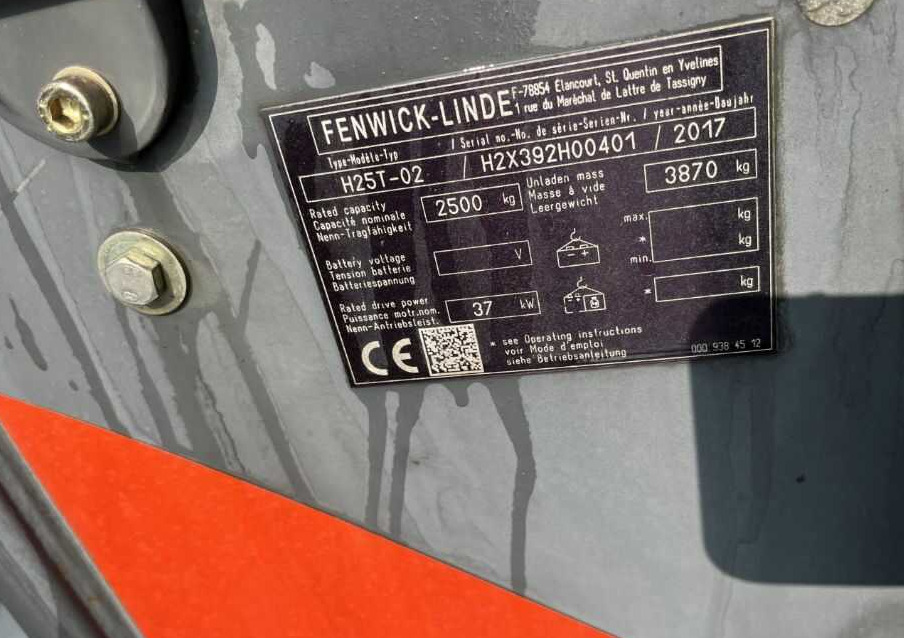 Linde H25T-02 - Plynový vysokozdvižný vozík: obrázek 4 Linde H25T-02 - Plynový vysokozdvižný vozík: obrázek 4