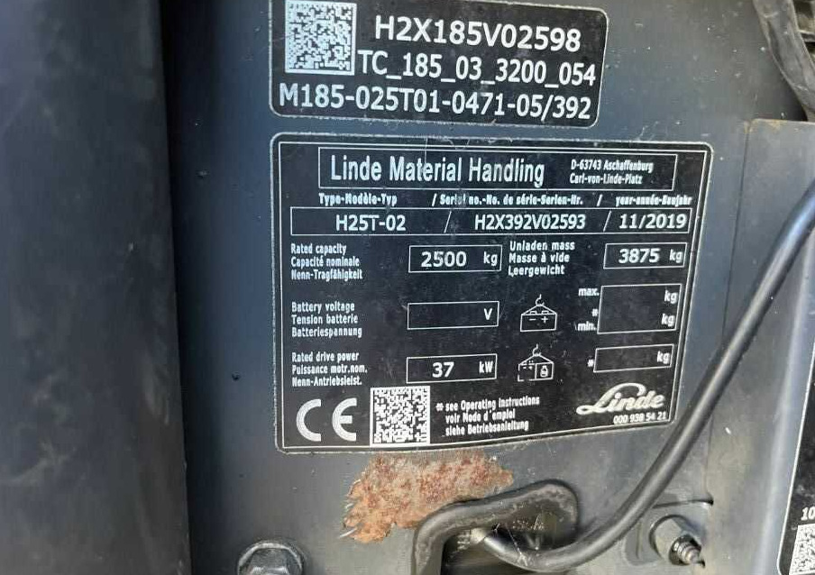 Linde H25T-02 - Plynový vysokozdvižný vozík: obrázek 4 Linde H25T-02 - Plynový vysokozdvižný vozík: obrázek 4