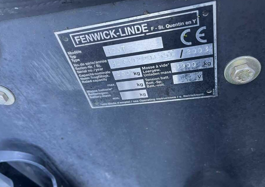 Linde H25T - Plynový vysokozdvižný vozík: obrázek 4 Linde H25T - Plynový vysokozdvižný vozík: obrázek 4