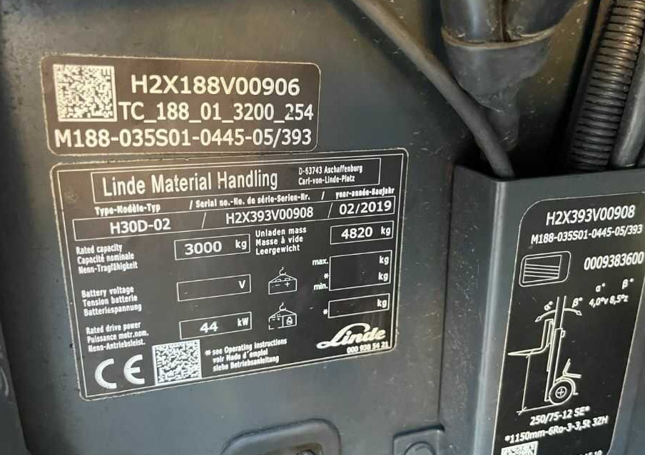 Linde H30D-02 - Dieselový vysokozdvižný vozík: obrázek 4 Linde H30D-02 - Dieselový vysokozdvižný vozík: obrázek 4