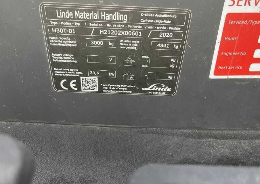 Linde H30T-01 - Plynový vysokozdvižný vozík: obrázek 4 Linde H30T-01 - Plynový vysokozdvižný vozík: obrázek 4