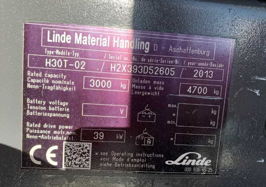 Linde H30T-02 - Plynový vysokozdvižný vozík: obrázek 5 Linde H30T-02 - Plynový vysokozdvižný vozík: obrázek 5