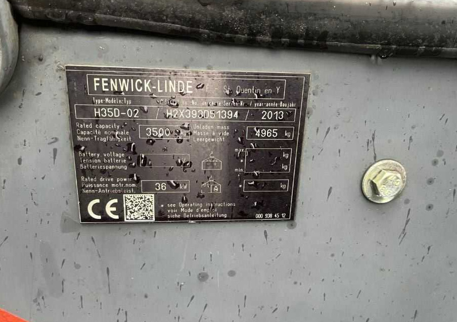 Linde H35D-02 - Dieselový vysokozdvižný vozík: obrázek 4 Linde H35D-02 - Dieselový vysokozdvižný vozík: obrázek 4