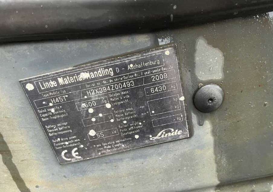 Linde H45T - Plynový vysokozdvižný vozík: obrázek 4 Linde H45T - Plynový vysokozdvižný vozík: obrázek 4