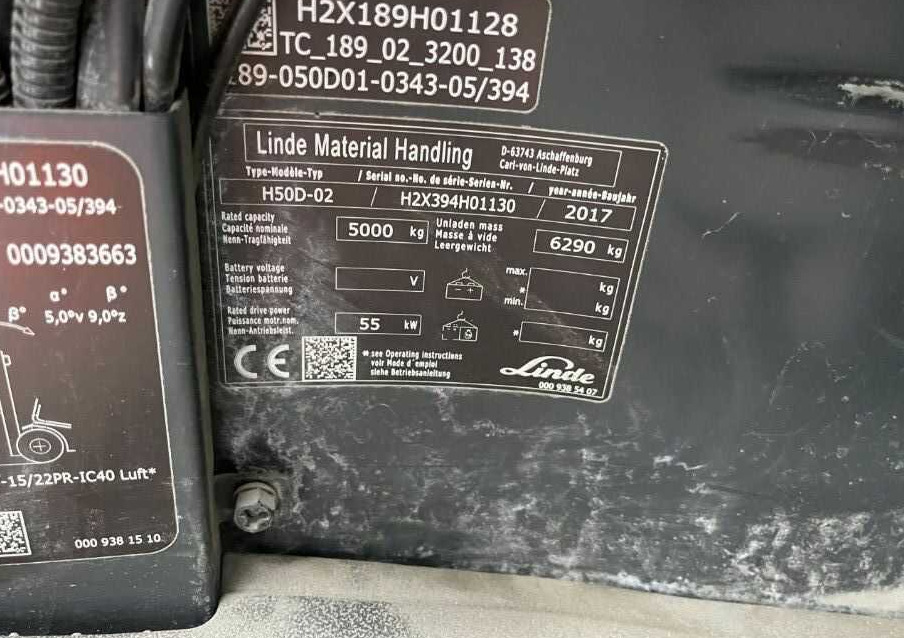 Linde H50D-01 - Dieselový vysokozdvižný vozík: obrázek 4 Linde H50D-01 - Dieselový vysokozdvižný vozík: obrázek 4