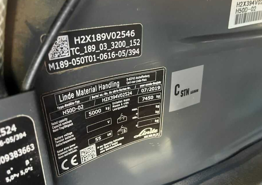 Linde H50D-02 - Dieselový vysokozdvižný vozík: obrázek 4 Linde H50D-02 - Dieselový vysokozdvižný vozík: obrázek 4