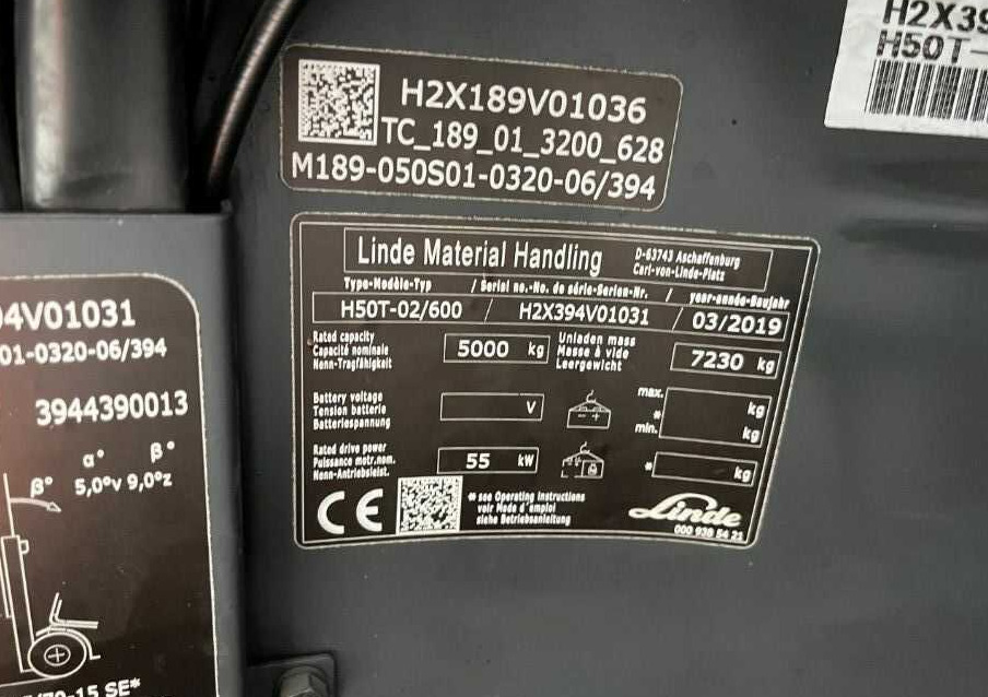 Linde H50T-02/600 - Plynový vysokozdvižný vozík: obrázek 4 Linde H50T-02/600 - Plynový vysokozdvižný vozík: obrázek 4