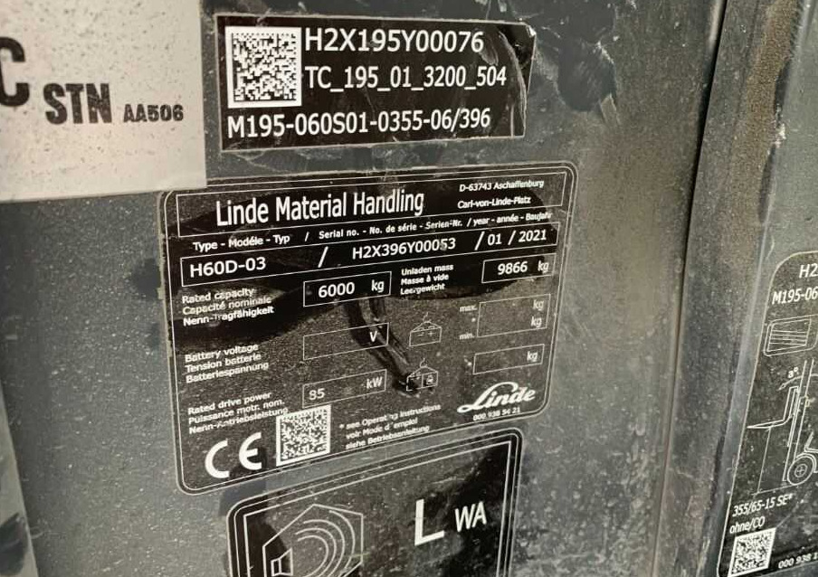 Linde H60D-03 - Dieselový vysokozdvižný vozík: obrázek 4 Linde H60D-03 - Dieselový vysokozdvižný vozík: obrázek 4