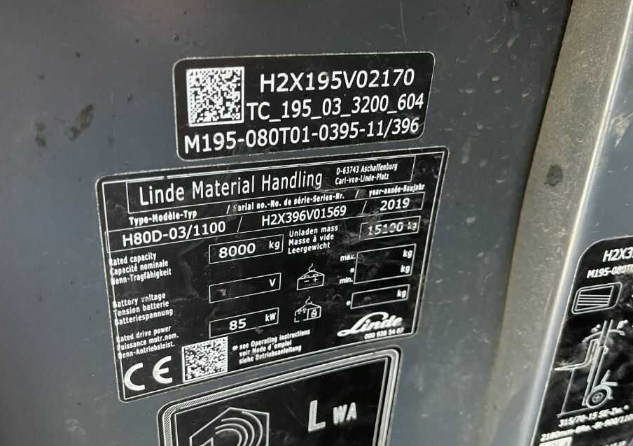 Linde H80D-03/1100 - Dieselový vysokozdvižný vozík: obrázek 4 Linde H80D-03/1100 - Dieselový vysokozdvižný vozík: obrázek 4