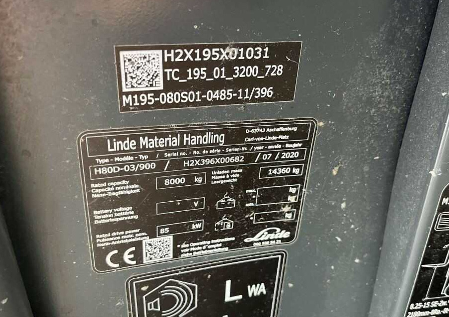 Linde H80D-03/900 - Dieselový vysokozdvižný vozík: obrázek 4 Linde H80D-03/900 - Dieselový vysokozdvižný vozík: obrázek 4