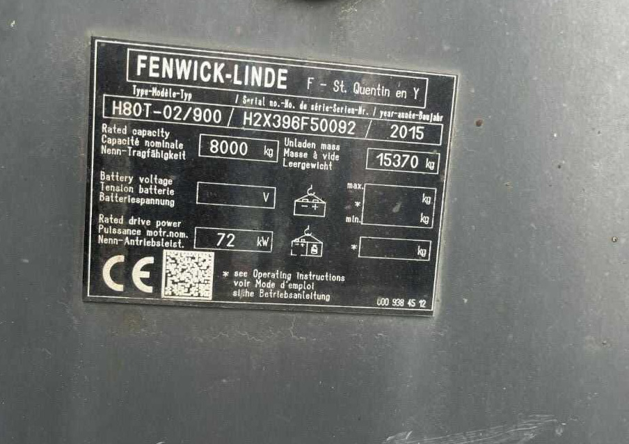 Linde H80T-02/900 - Plynový vysokozdvižný vozík: obrázek 4 Linde H80T-02/900 - Plynový vysokozdvižný vozík: obrázek 4