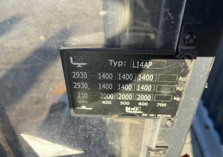 Linde L14AP - Stohovací vozík: obrázek 5 Linde L14AP - Stohovací vozík: obrázek 5