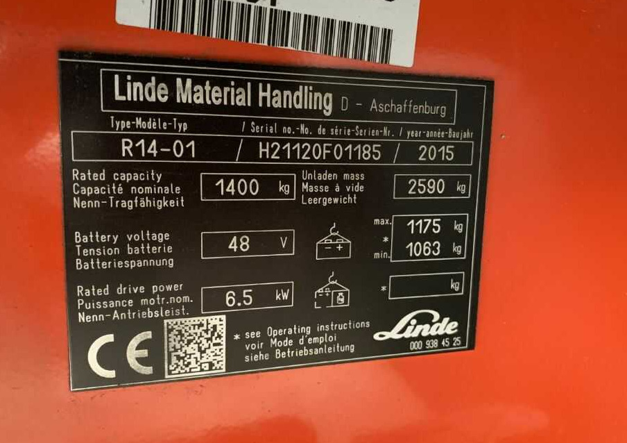 Retrak Linde R14-01: obrázek 6