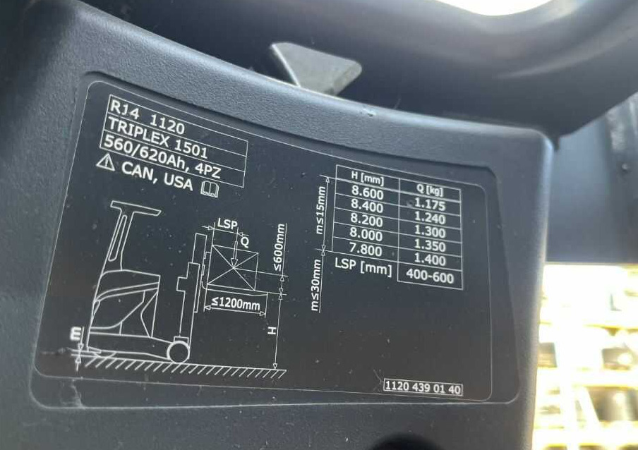 Linde R14-01 - Retrak: obrázek 5 Linde R14-01 - Retrak: obrázek 5