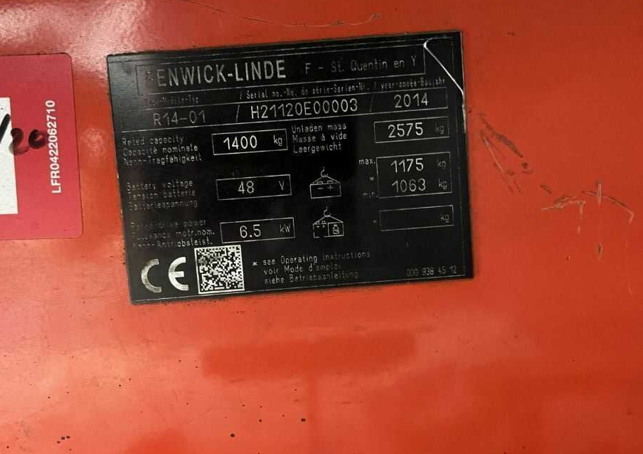 Linde R14 - Retrak: obrázek 3 Linde R14 - Retrak: obrázek 3