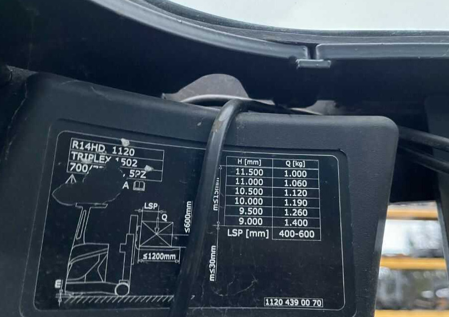 Linde R14HD-01 - Stohovací vozík: obrázek 3 Linde R14HD-01 - Stohovací vozík: obrázek 3