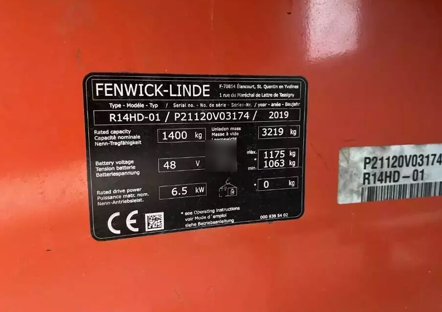 Linde R14HD-01 - Retrak: obrázek 4 Linde R14HD-01 - Retrak: obrázek 4